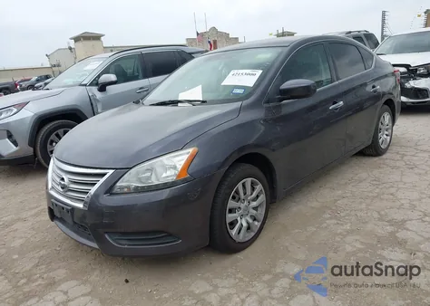 2015 Nissan Sentra S from USA, damaged, VIN 3N1AB7AP2FL648716